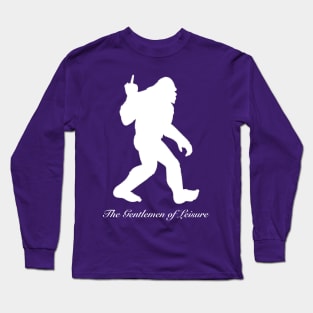 The Gentlemen of Leisure. Sasquatch Middle Finger #2 Long Sleeve T-Shirt